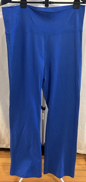 Lauren Active Pants - NWT Lauren Active Ralph Lauren Roll Waist Yoga Pants size L in Blue